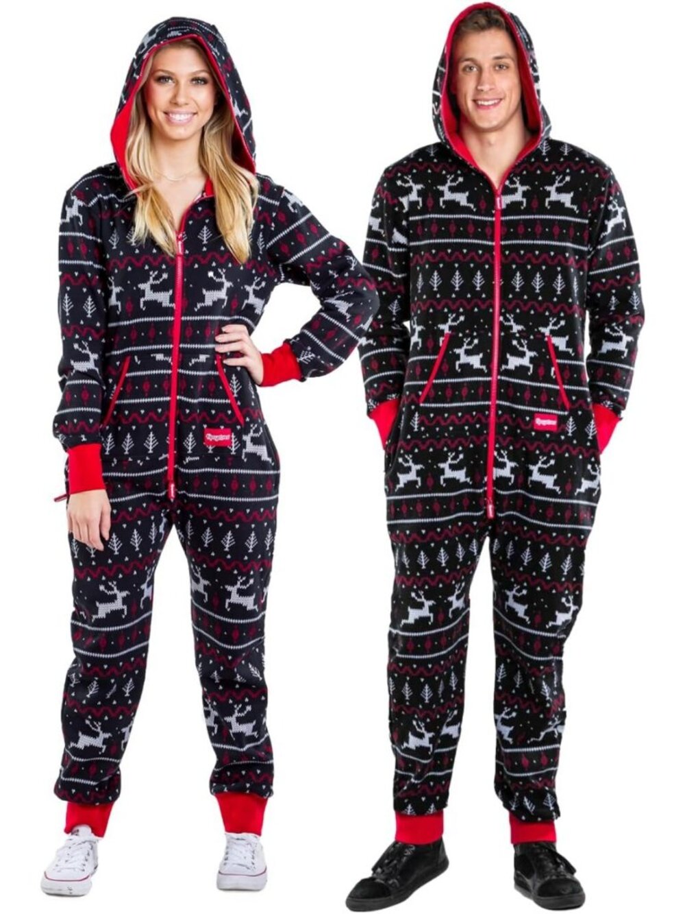 Tipsy Elves Christmas Onesies for Adults - Comfy Unisex Matching Holiday